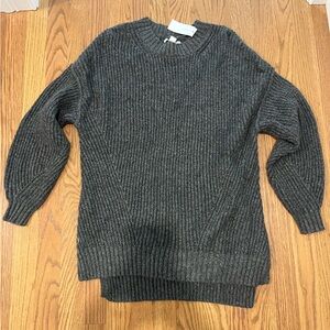 American Eagle Outfitters Charcoal Knit Sweater